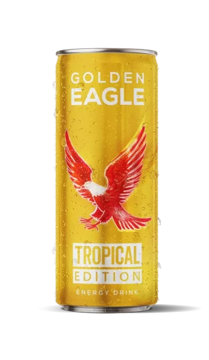 Golden Eagle Tropical Energy Drink – 8.4 fl oz Cans (24-Pack)