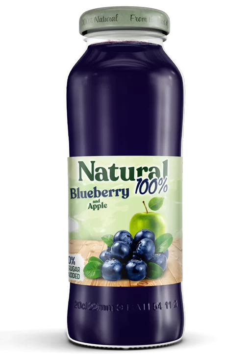 Frutex Natural 100% Blueberry Juice – 200ml (12 Pack)