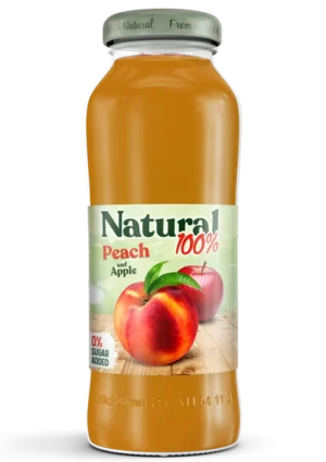 Frutex Natural 100% Peach Juice – 200ml (12 Pack)