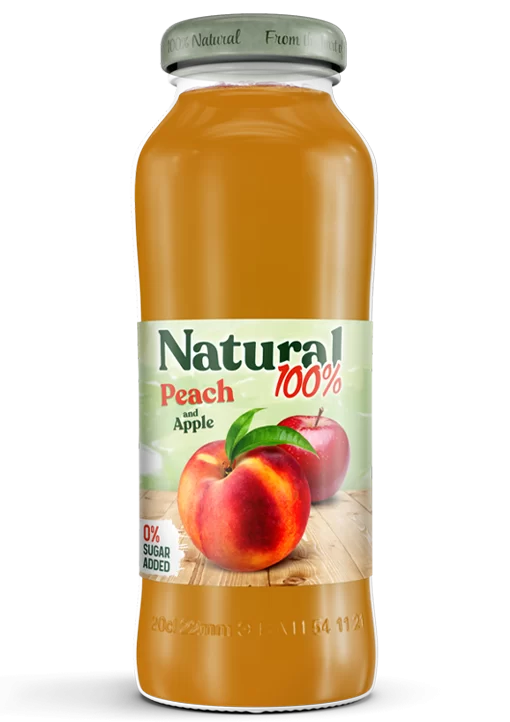 Frutex Natural 100% Peach Juice – 200ml (12 Pack)