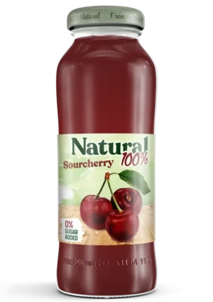 Frutex Natural 100% Sour Cherry Juice – 200ml (12 Pack)