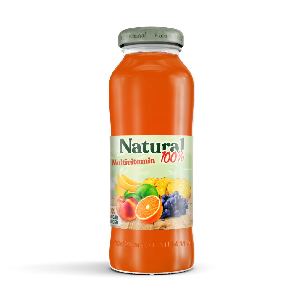 Frutex Natural 100% Multivitamin Juice – 200ml (12 Pack)